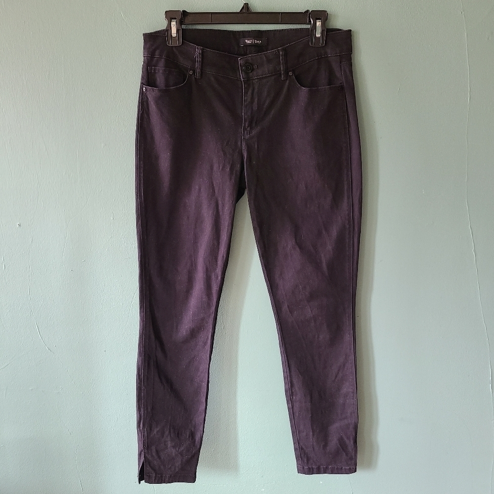 WHBM Black Denim Jeans Skimmer Size 4